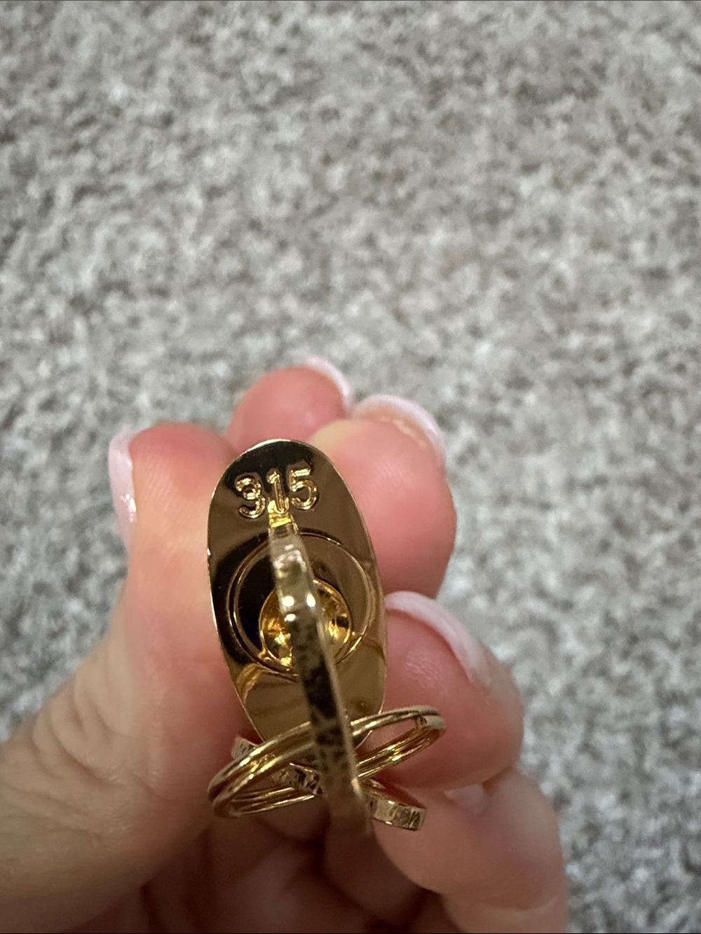 Louis Vuitton Gold-tone Padlock and Key Set - Picture 5 of 6